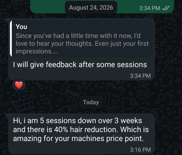 Customer feedback