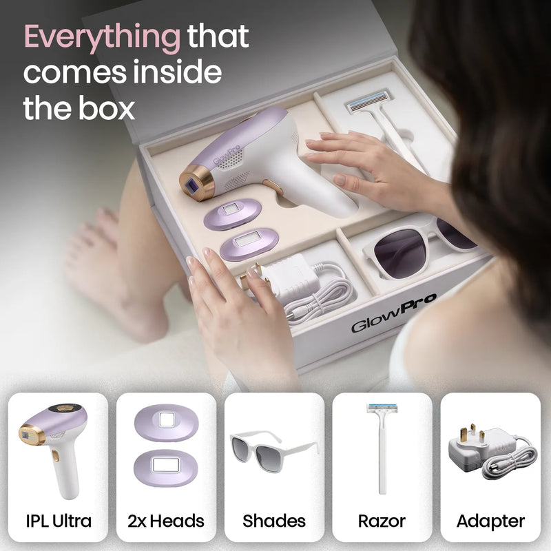 GlowPro IPL Ultra | 3-in-1 IPL Hair Removal Device